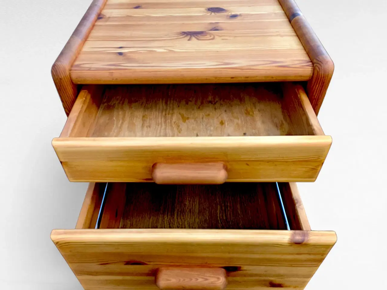 Billede 8 - Retro fyrretræ natbord / skuffemøbel