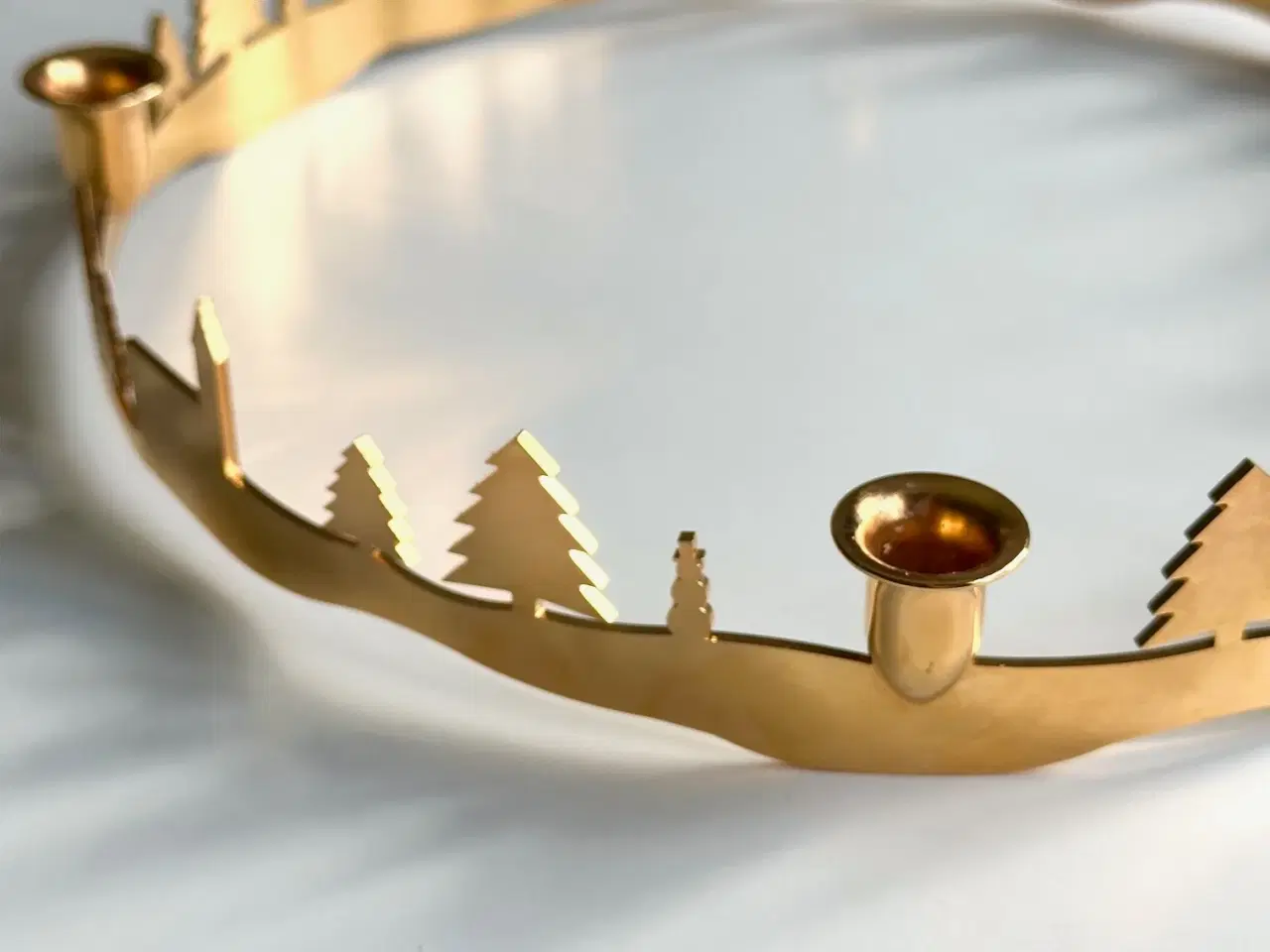 Billede 5 - Guldbelagt adventsstage