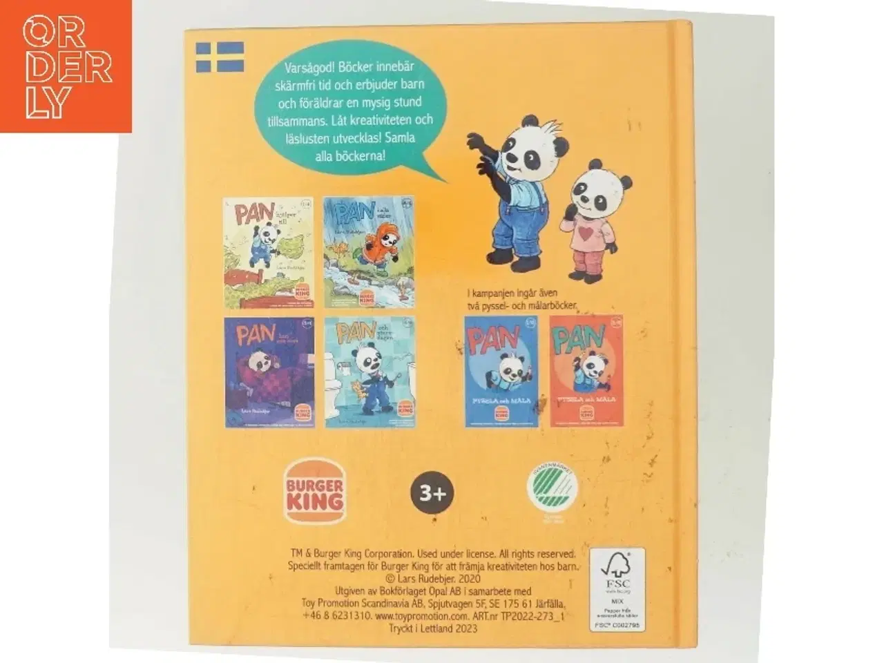 Billede 3 - PAN och otursdagen af Lars Rudebjer (Bog)