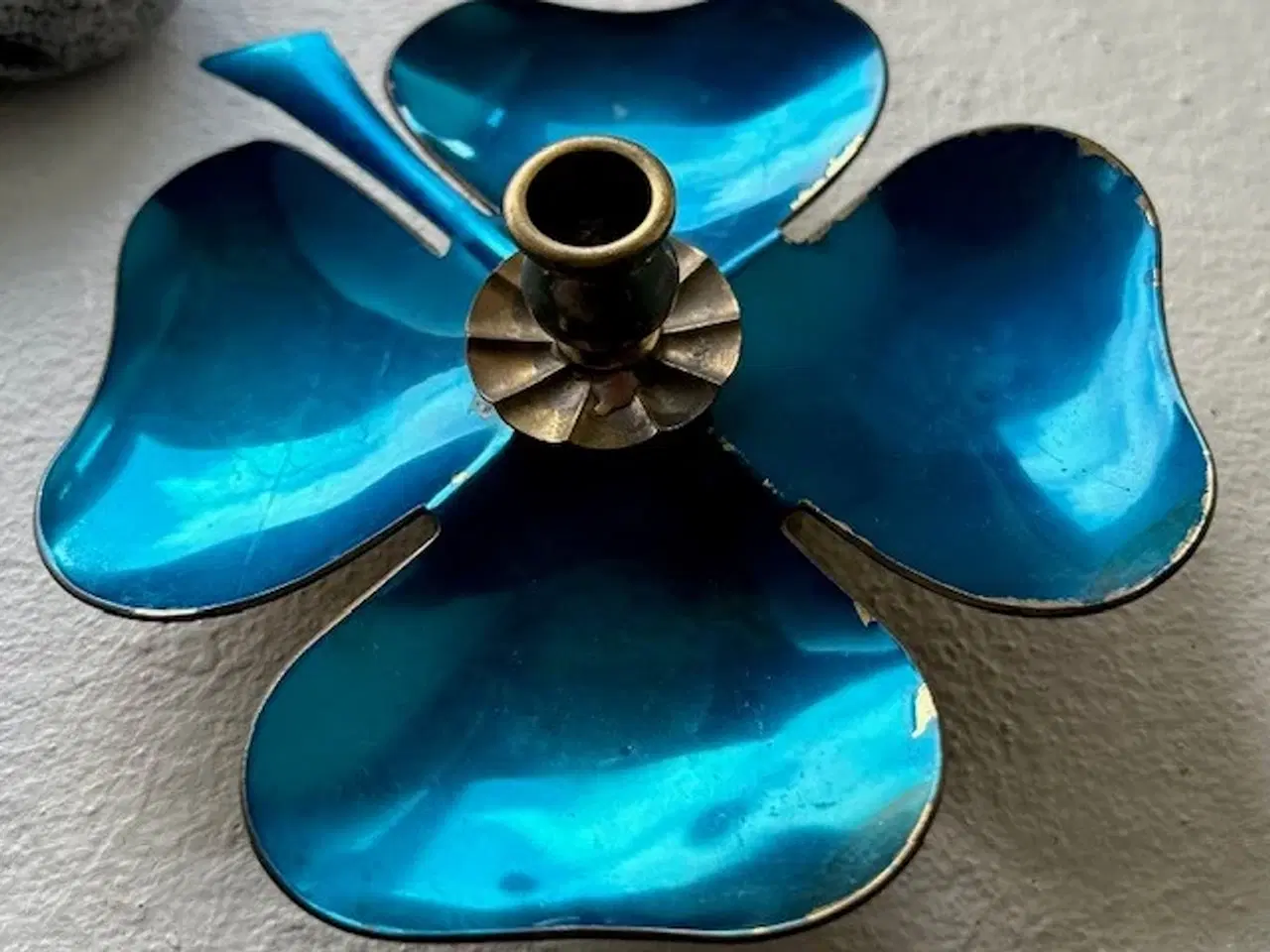 Billede 3 - Lysestage firkløver 