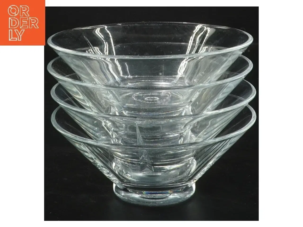 Billede 1 - Fire klare skåle fra Rosendahl (str. 4 stk Ø 14 cm)