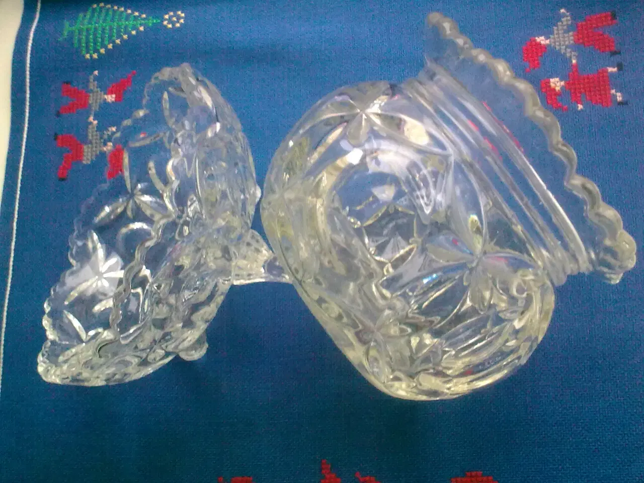 Billede 5 - Sommerfugl ROLF Fyens Glasværk 1934 fodskål vase