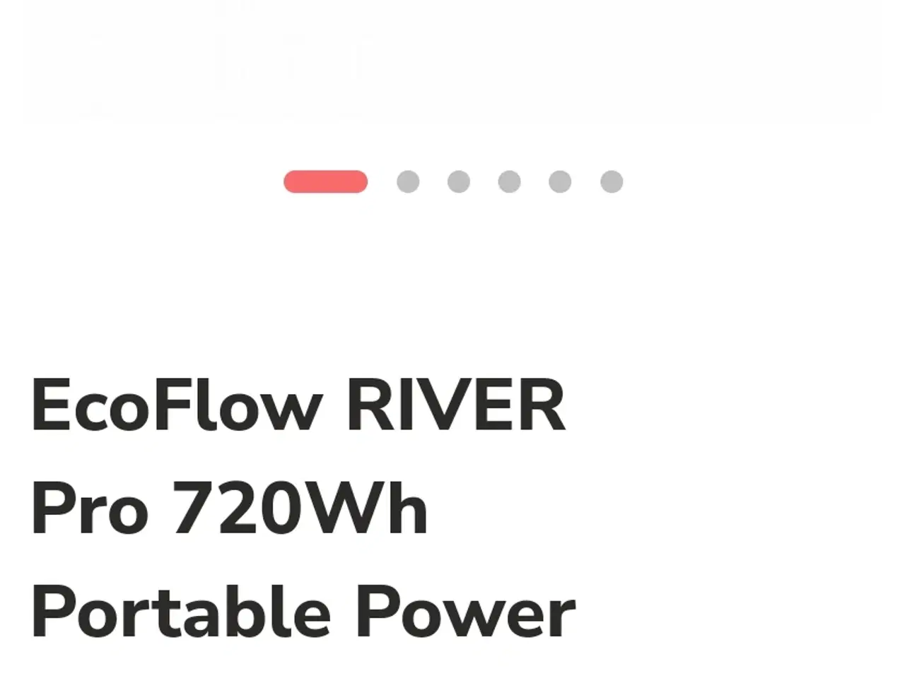 Billede 6 - Ecoflow river pro 720wh