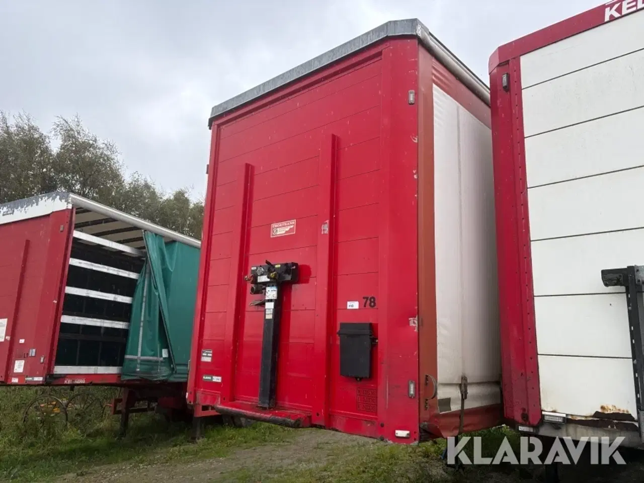Billede 2 - Gardintrailer Kel-Berg SKBS35B2 3-akslet