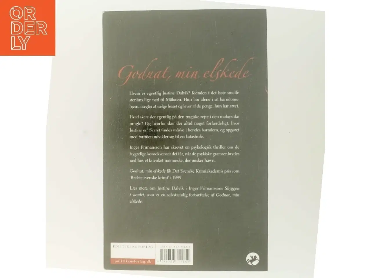 Billede 3 - Godnat, min elskede af Inger Frimansson (Bog)