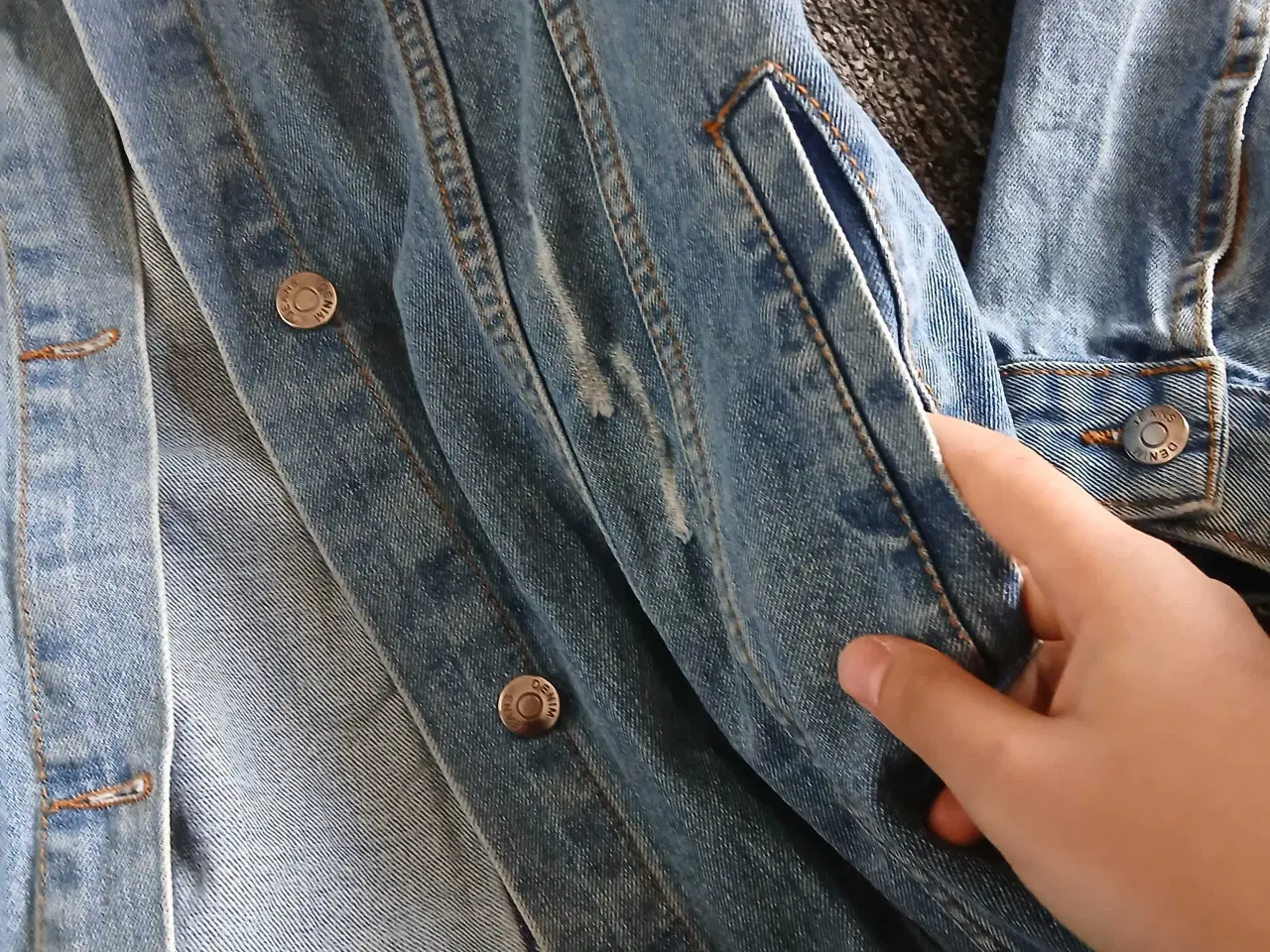 Billede 2 - Stilet Jeans Jakke 