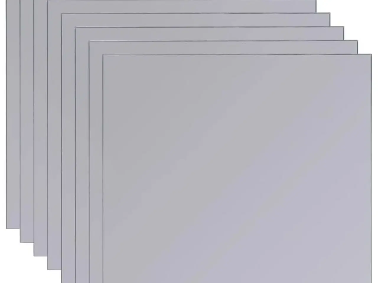Billede 5 - Rammeløse spejlfliser 8 dele 20,5 cm glas