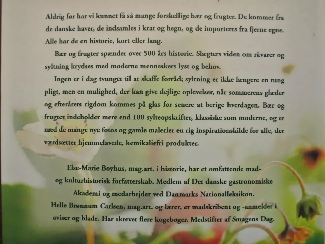 Billede 3 - bær og frugter en bog om syltning og historie, af 