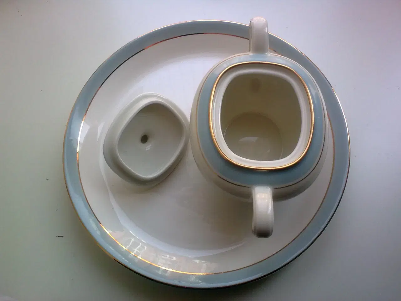 Billede 5 - Fredensborg lyseblå kongelig konfirmation m guld