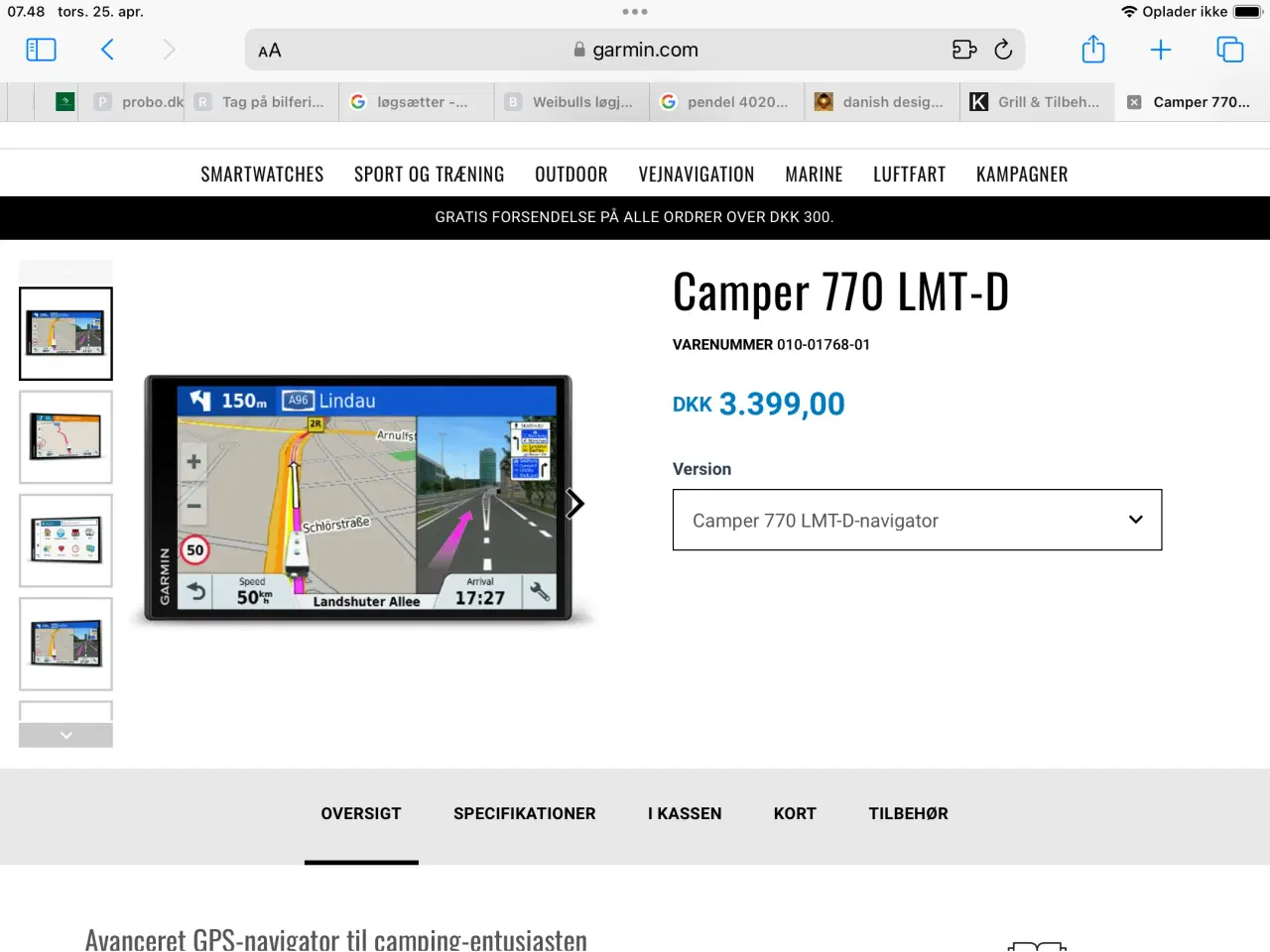 Billede 7 - Navigation til autocamper/ campingvogn