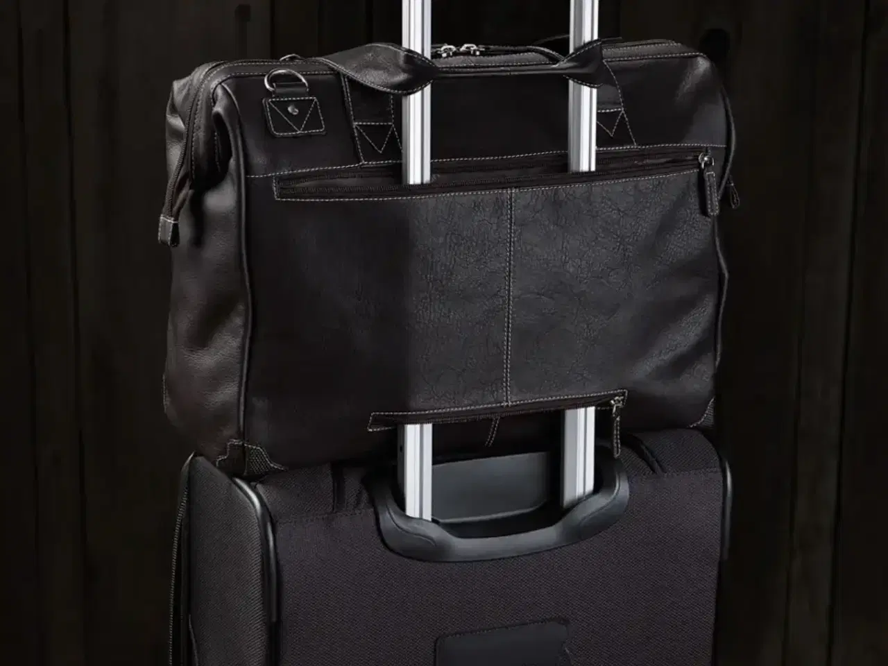 Billede 3 - Lightspeed Læder Flyvetaske