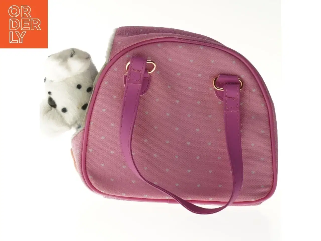 Billede 4 - Legetøjstaske med plys hund (str. 20,5 cm)