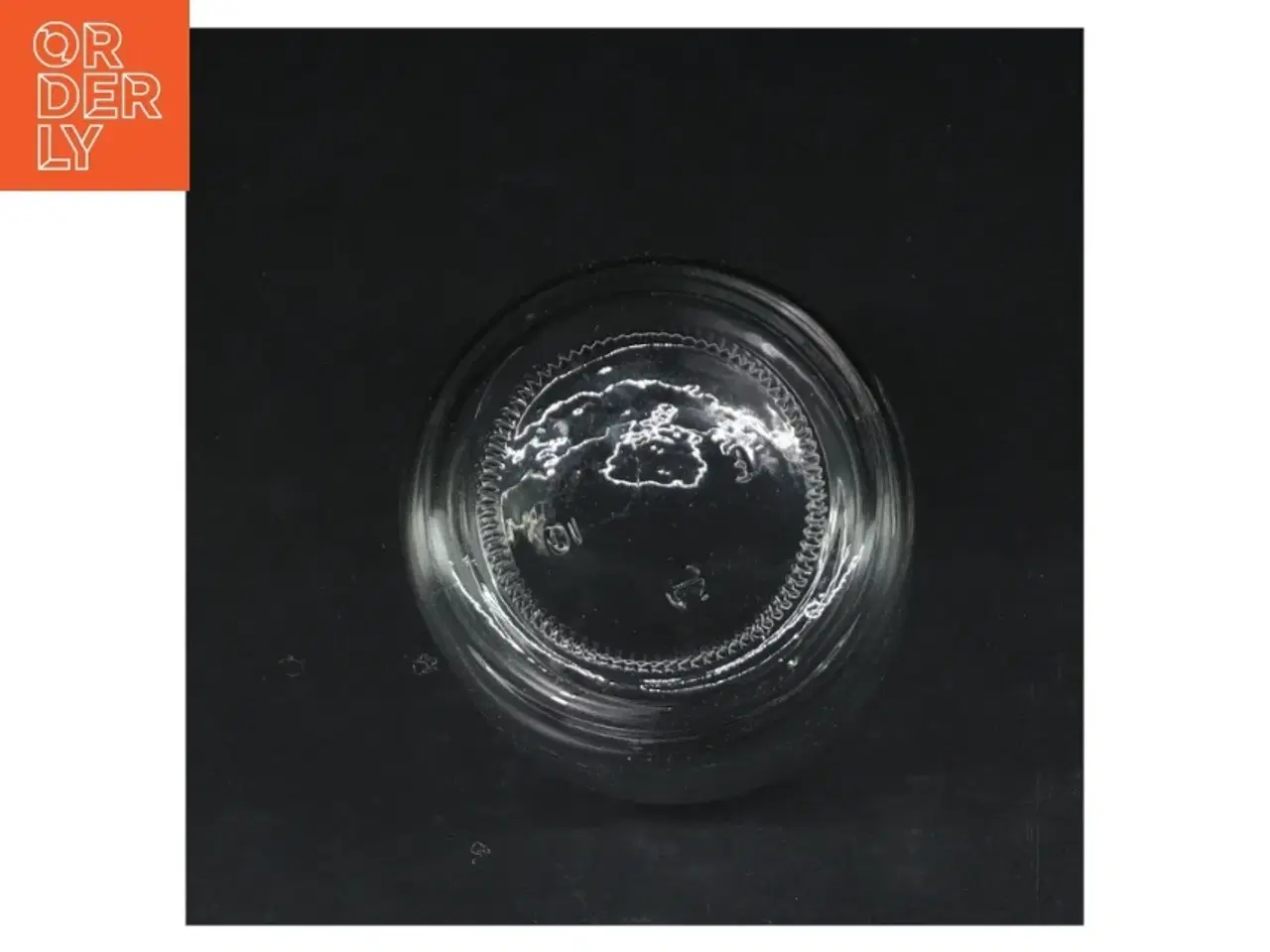 Billede 3 - Glasbeholder med juledekoration (str. Ø. 8 cm. længde, 9,5 cm)