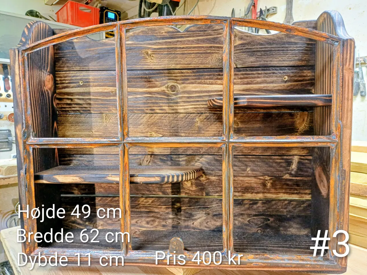 Billede 3 - Staldvinduer som reoler