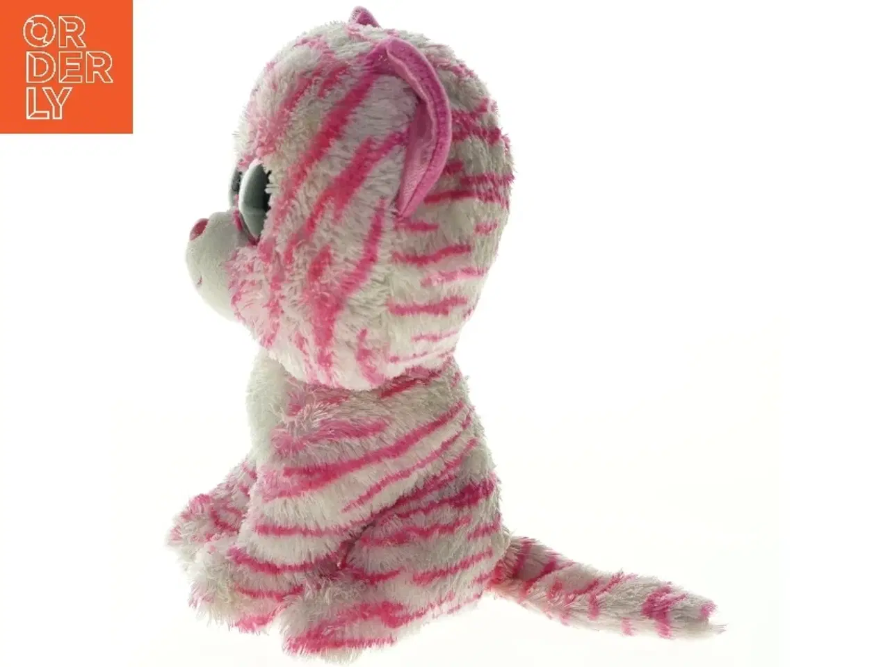 Billede 3 - Stripet plysbamse fra Ty (str. 24 x 11 cm)