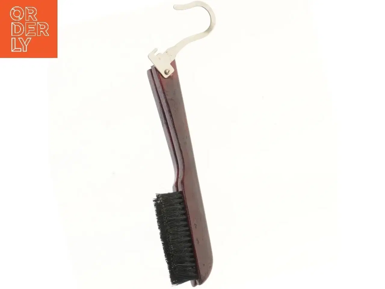 Billede 2 - Vintage Tøj Bøjle med børste til rejsebrug (str. 43 cm)
