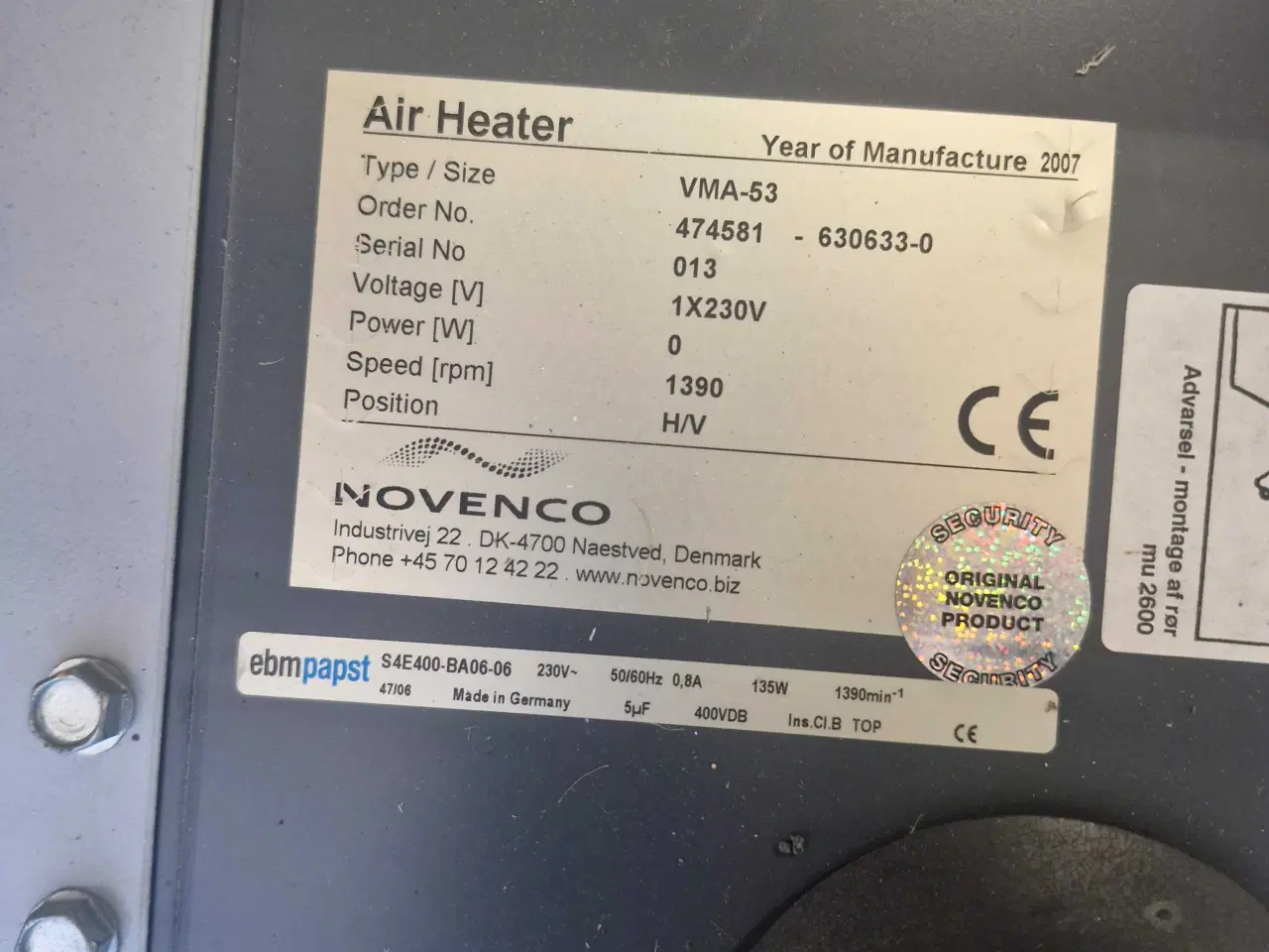 Billede 3 - 2 stk kalofer inkl styring 