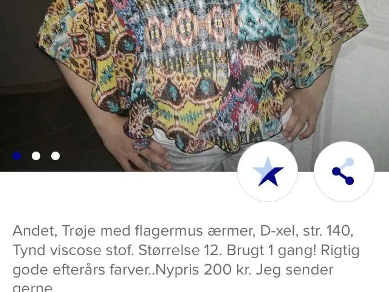 Billede 1 - Flagermus ærmer 