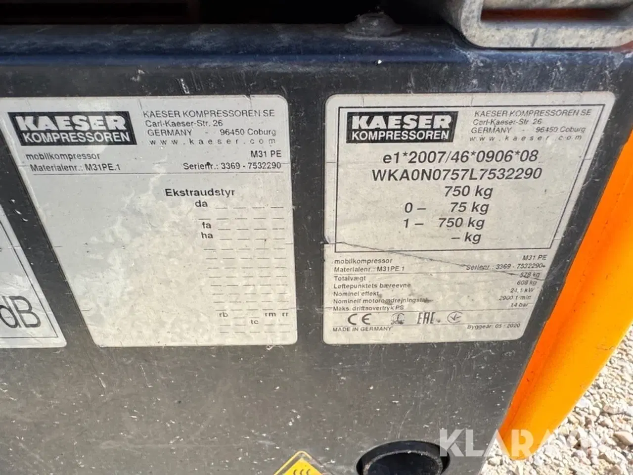 Billede 6 - Mobil kompressor Kaeser M31