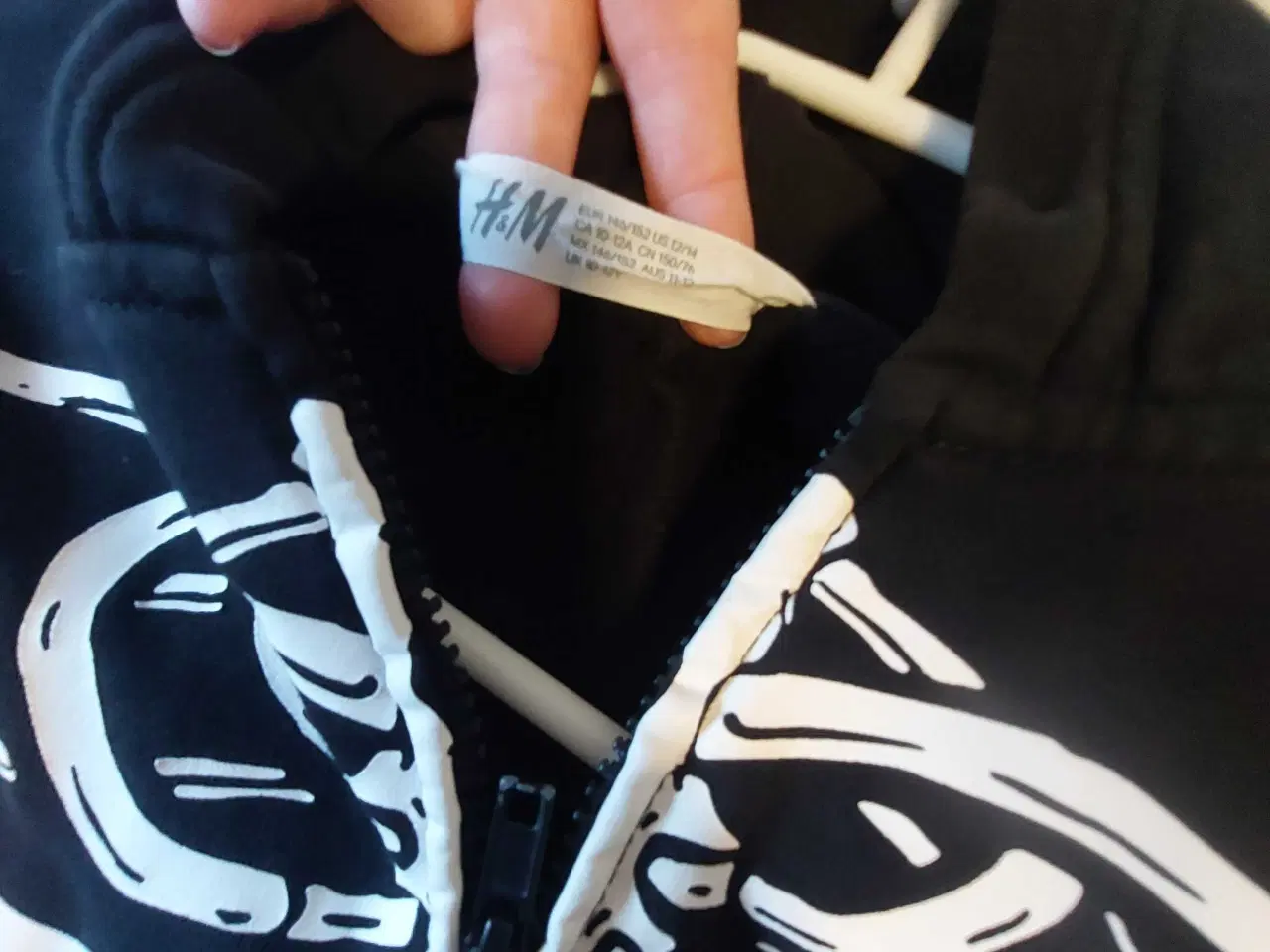 Billede 2 - 11-12år, Jumpsuit skelet sweatshirt