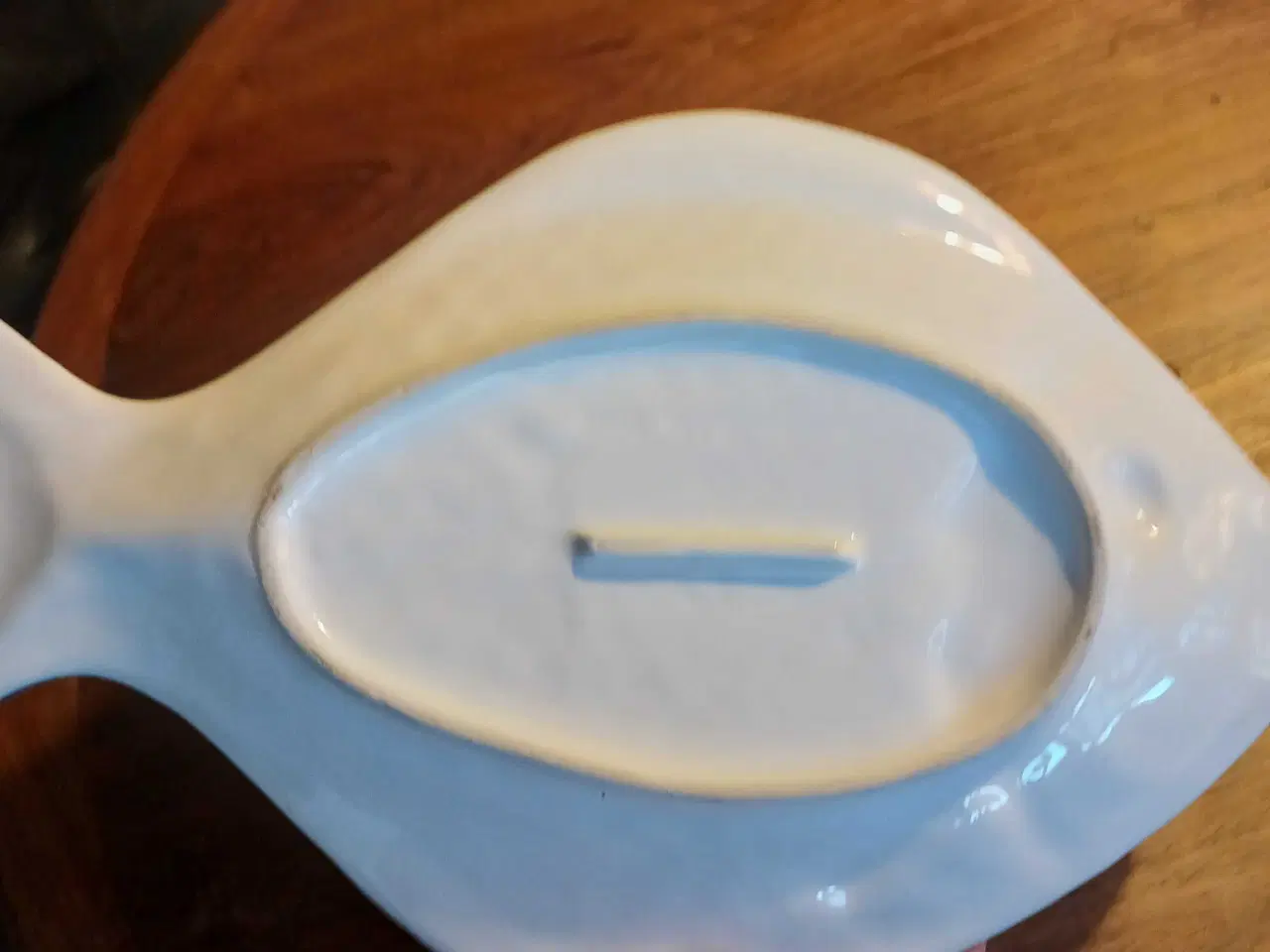 Billede 4 - Hvidt porcelæn fiske fad