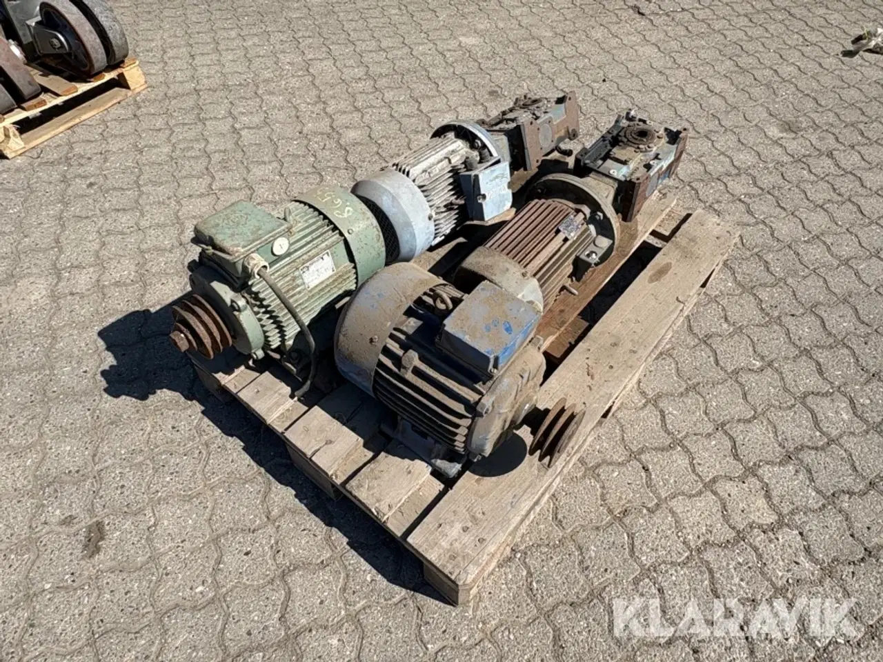 Billede 5 - Elmotor VEM med og uden gear 4 styk