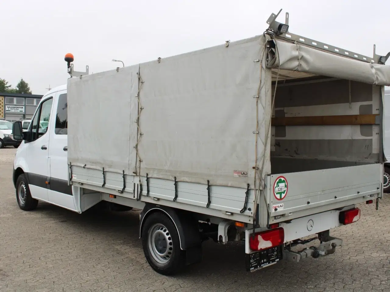 Billede 7 - Mercedes Sprinter 316 2,2 CDi A3 Mandskabsvogn m/lad aut. RWD