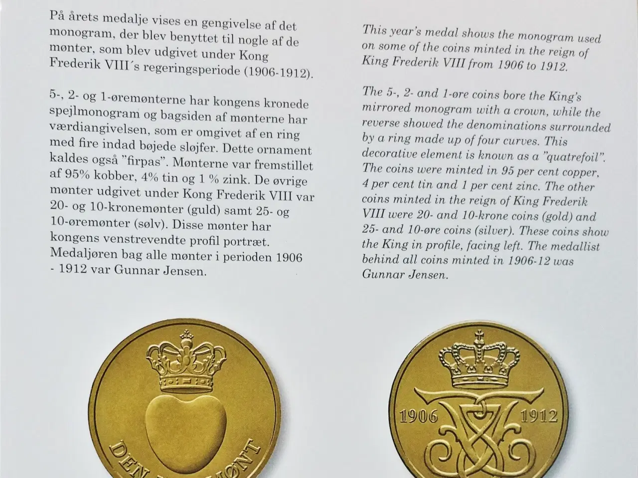 Billede 4 - DET KGL MØNTSÆT 2013 med Frederik VIII Monogram