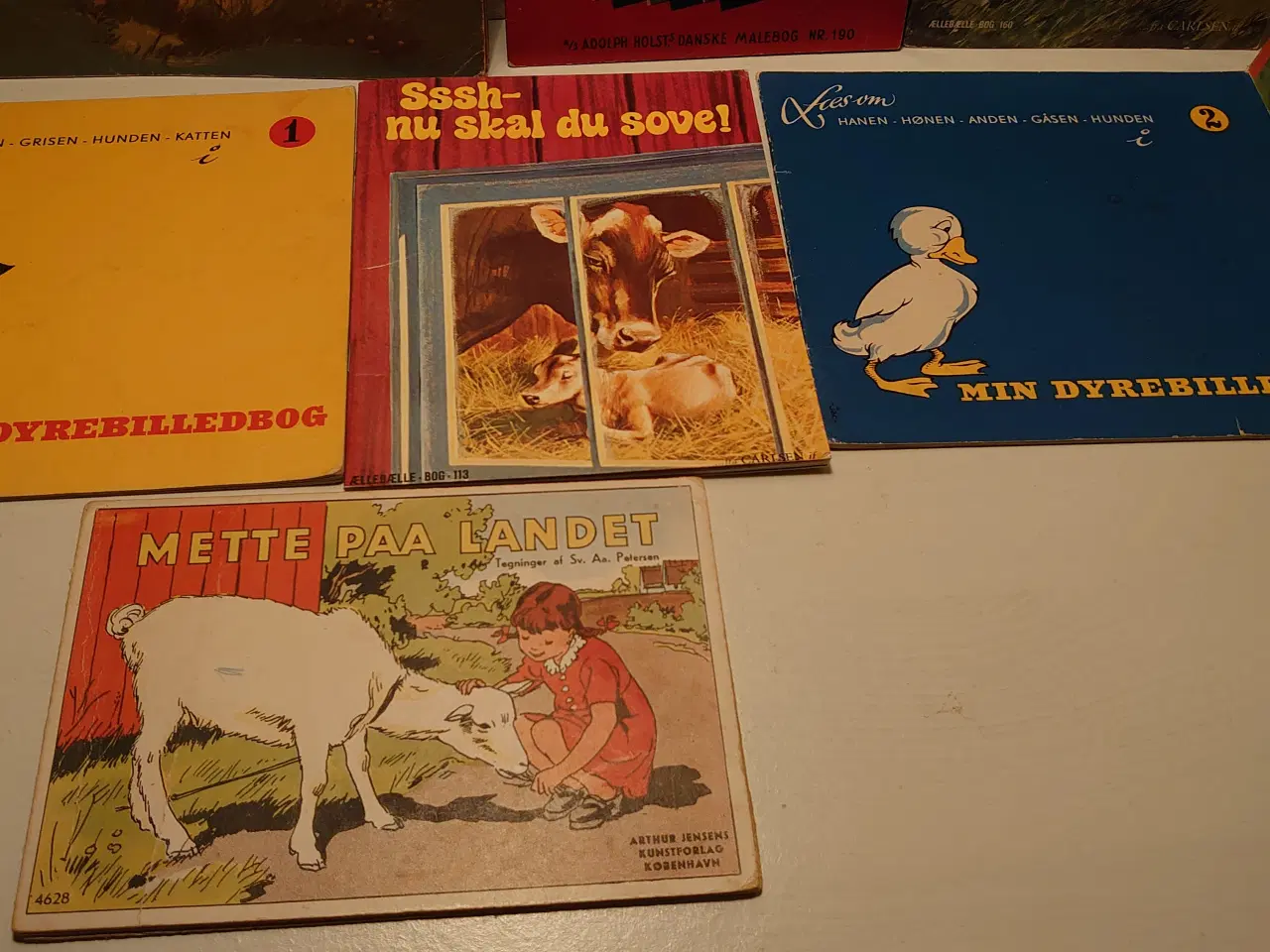 Billede 5 - 11 stk vintage børnebøger om bondegårdsdyr.