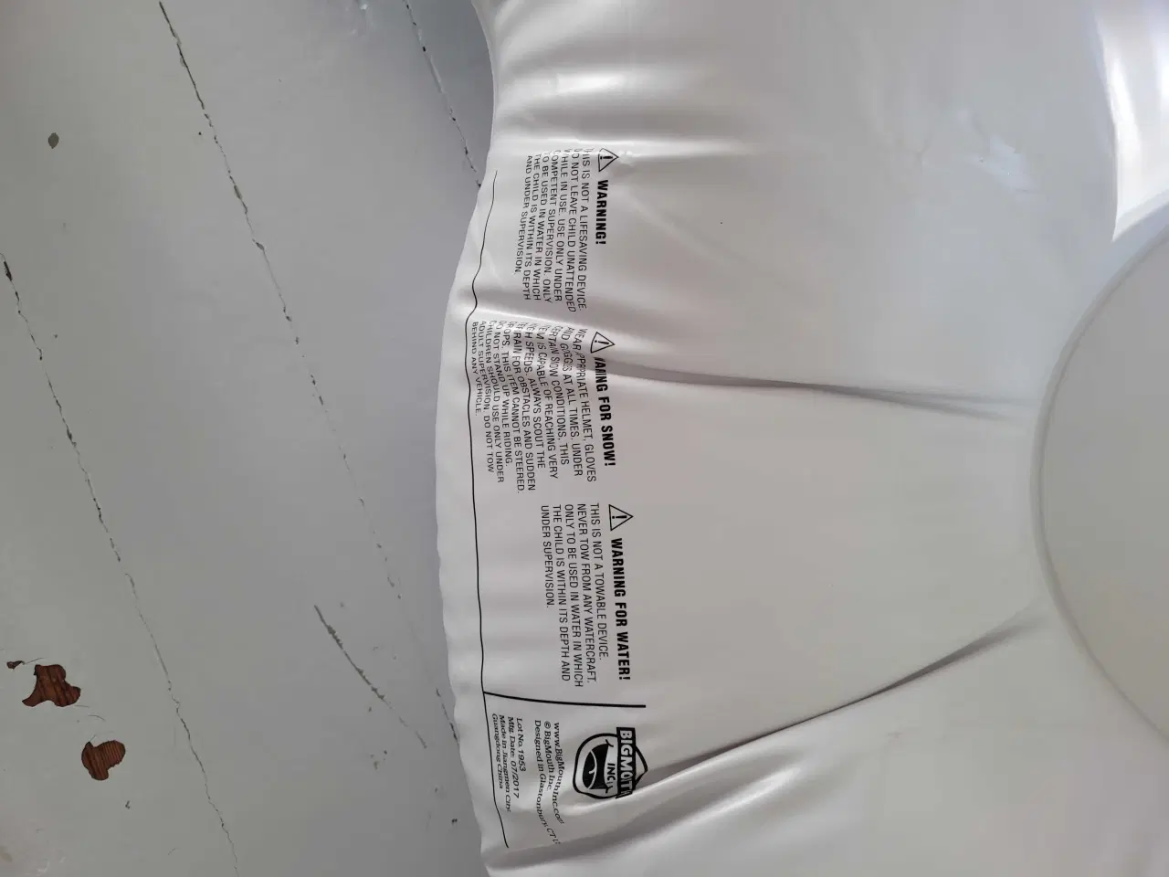 Billede 4 - Snow Tube / Oppustelig "bobslæde" / kælk