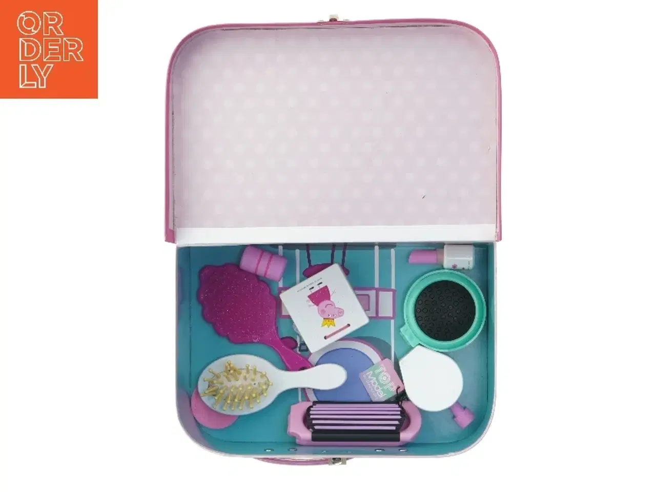 Billede 2 - Gurli Gris legekuffert beautysæt fra Barbo Toys (str. 25,5x17 cm)