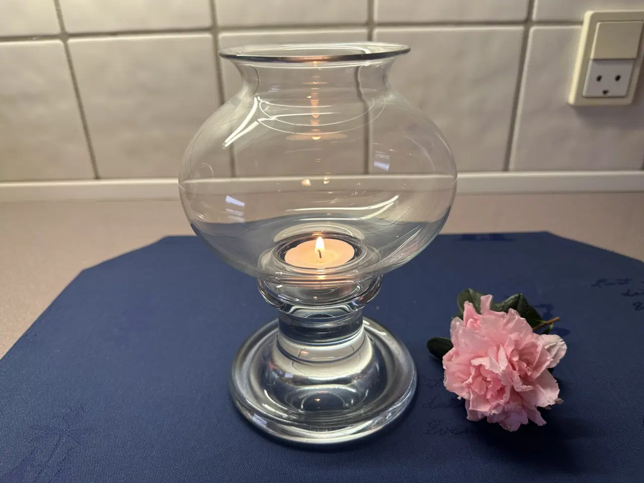 Billede 1 - Holmegaard ”Twilight Time Hurricane” lysestage