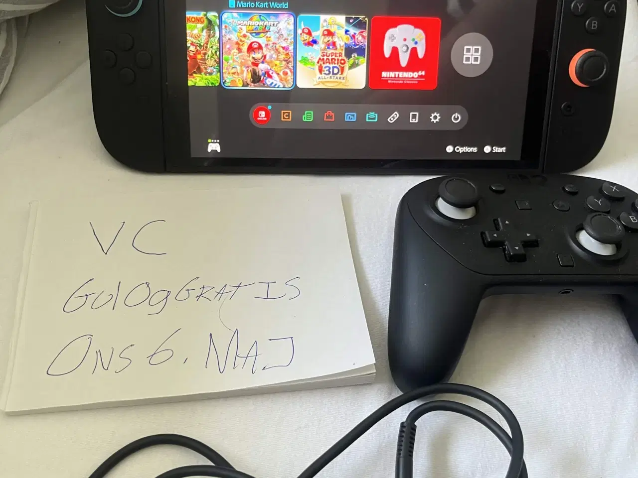 Billede 1 - Nintendo Switch 2 med Mario Kart & PRO Controller