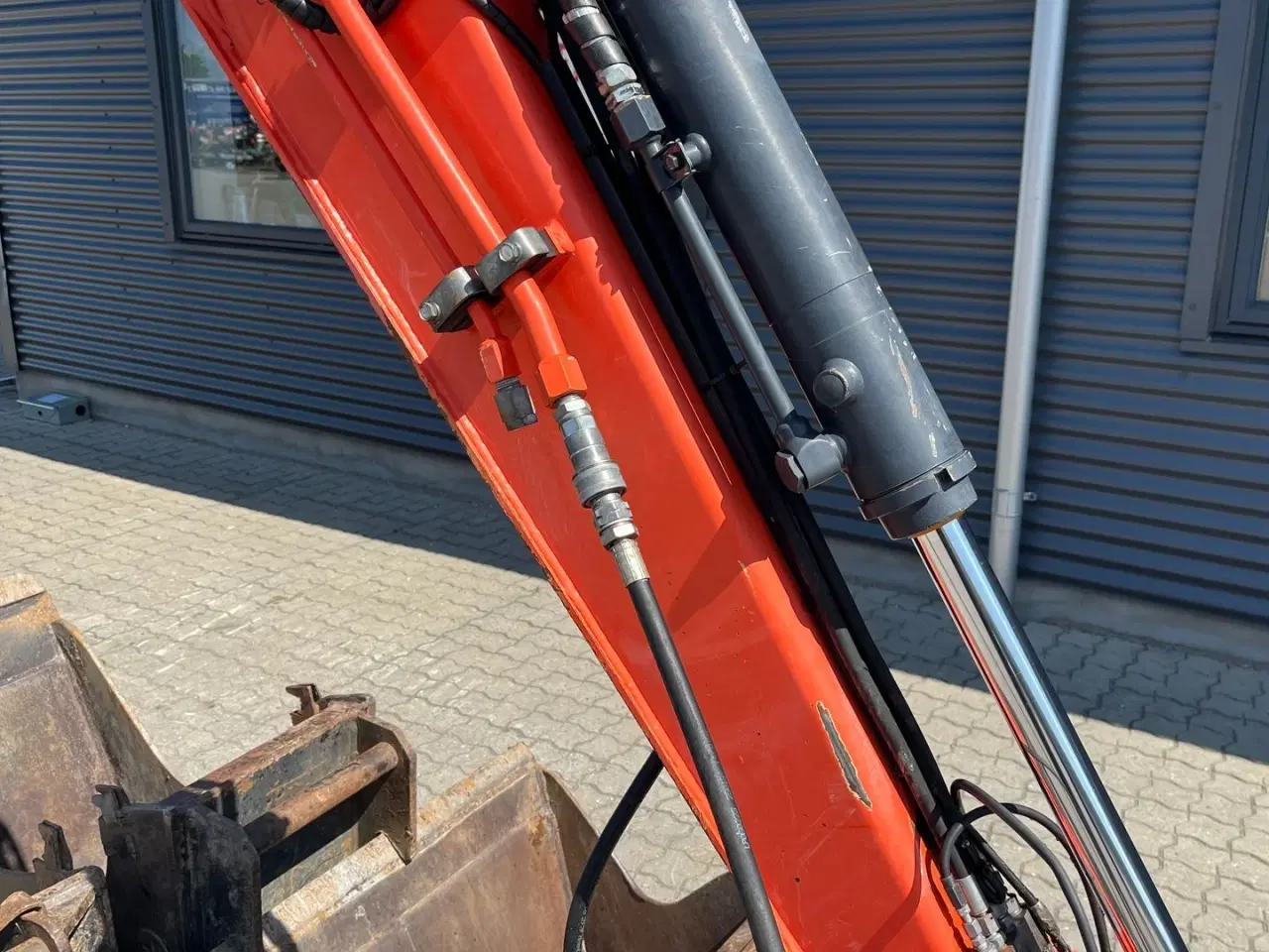 Billede 4 - Kubota KX057-4 hydraulisk Hydrema fæste Kipbar planerskovl og 2 graveskovle