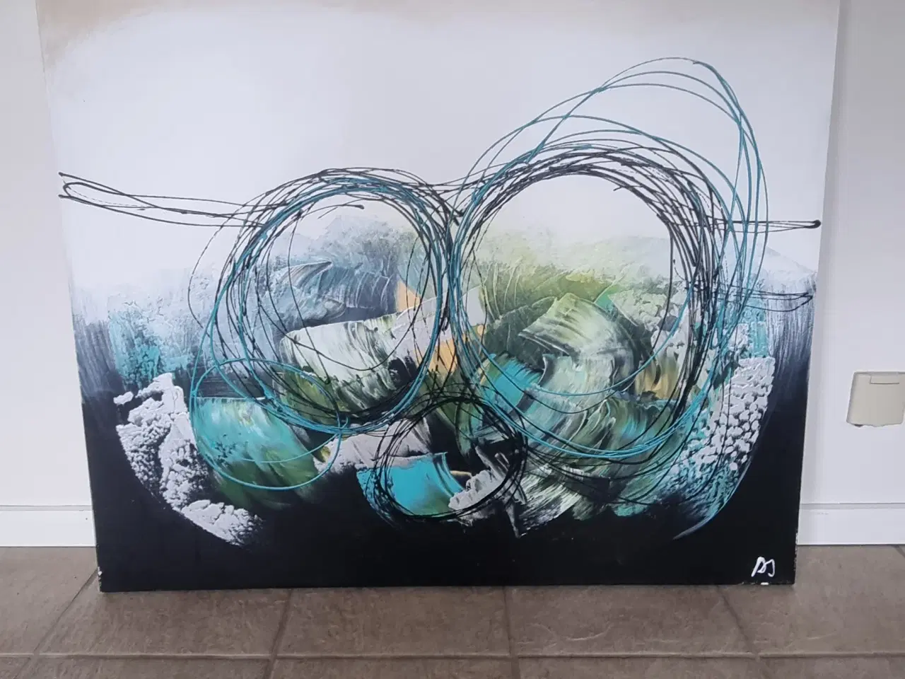 Billede 1 - Maleri, 1m x 1m