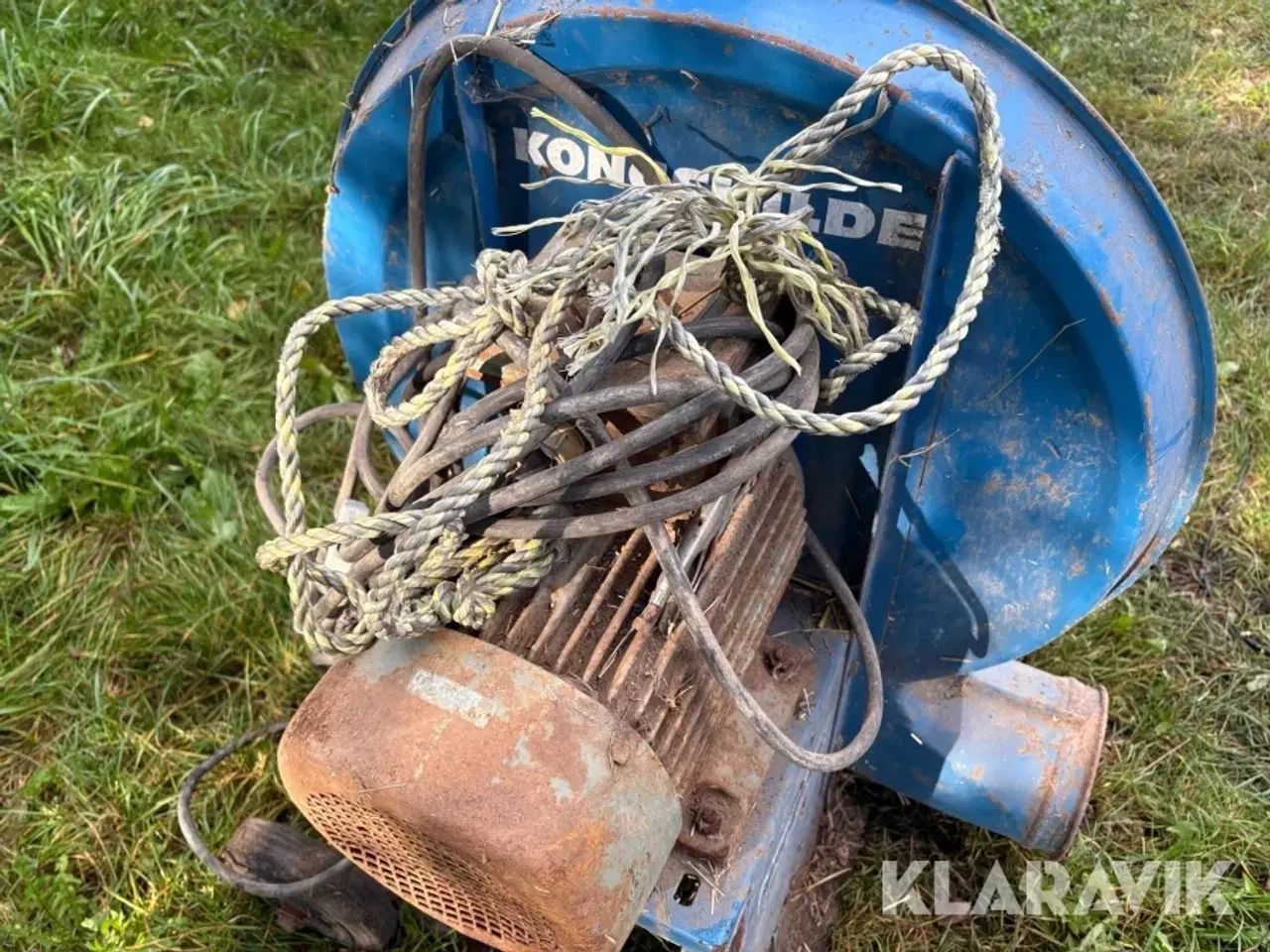 Billede 11 - Kornblæsere med rør Kongskilde TRL75 2 styk.