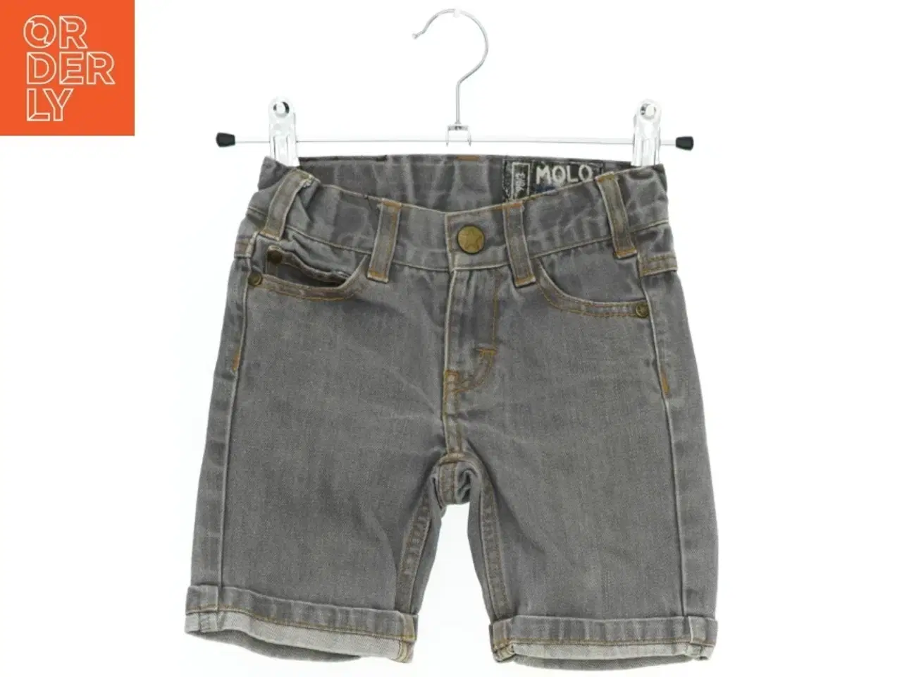 Billede 1 - Grå denim shorts til børn fra Molo (str. 98)