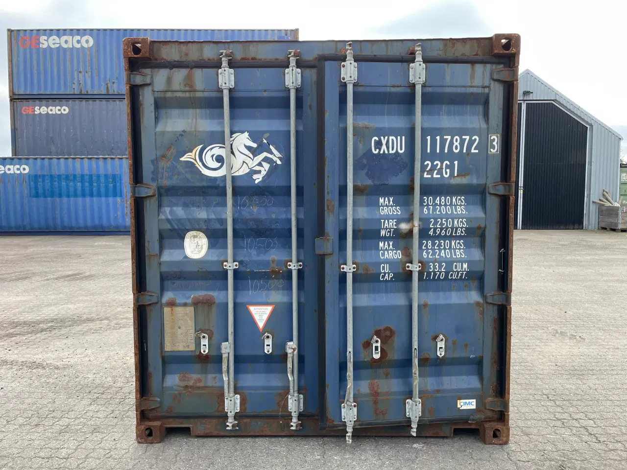 Billede 1 - 20 fods Container- ID: CDXU 117872-3