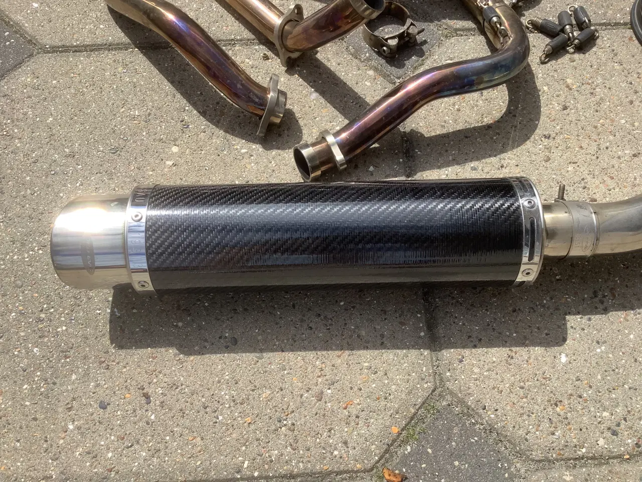 Billede 3 - Honda VFR 800 rc79 Delkevic udstødning komplet.