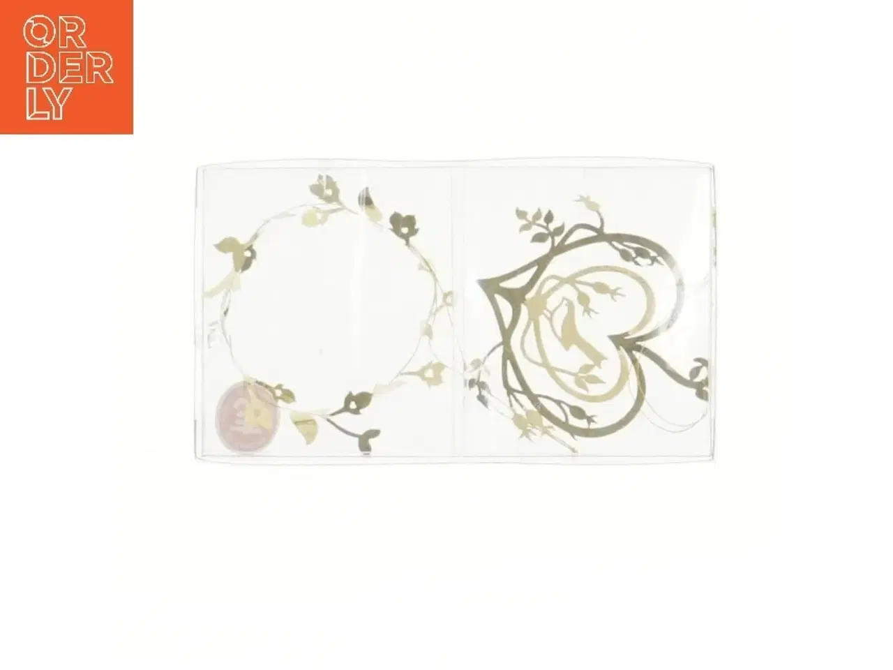 Billede 2 - Fugl i hjertemønster dekorationsring Ø 7 cm fra Jette Frlich (str. Ø 7 cm)