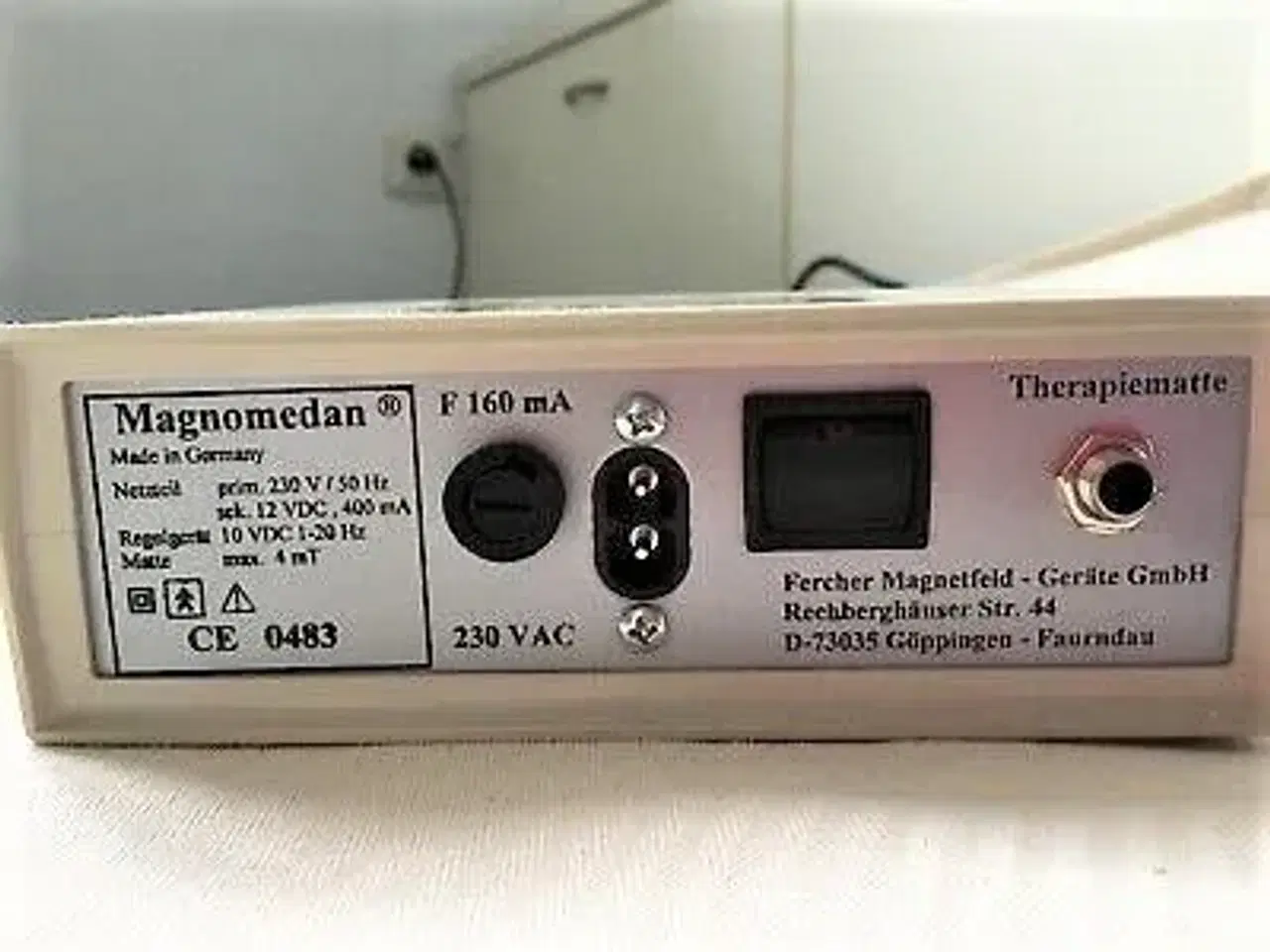 Billede 2 - Magnetterapiapparat Magnomedan D 400 A