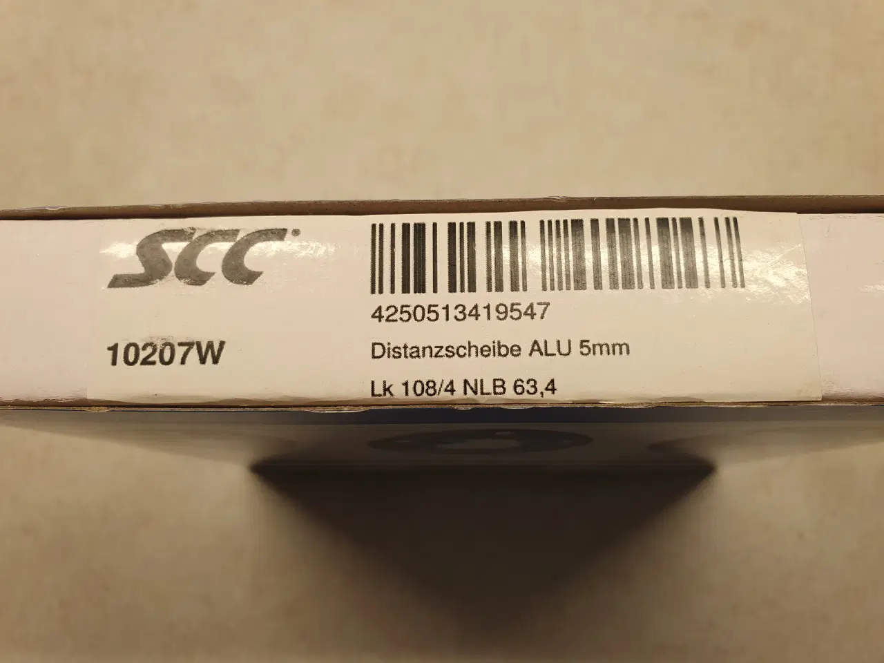 Billede 2 - SCC kvalitets SPACER sæt, sort PCD 4x108 mm