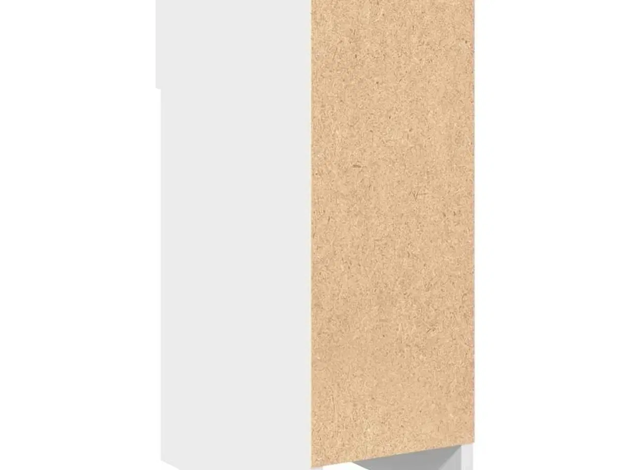 Billede 8 - Sengeborde med skuffe 2 stk. 20x36x60 cm hvid