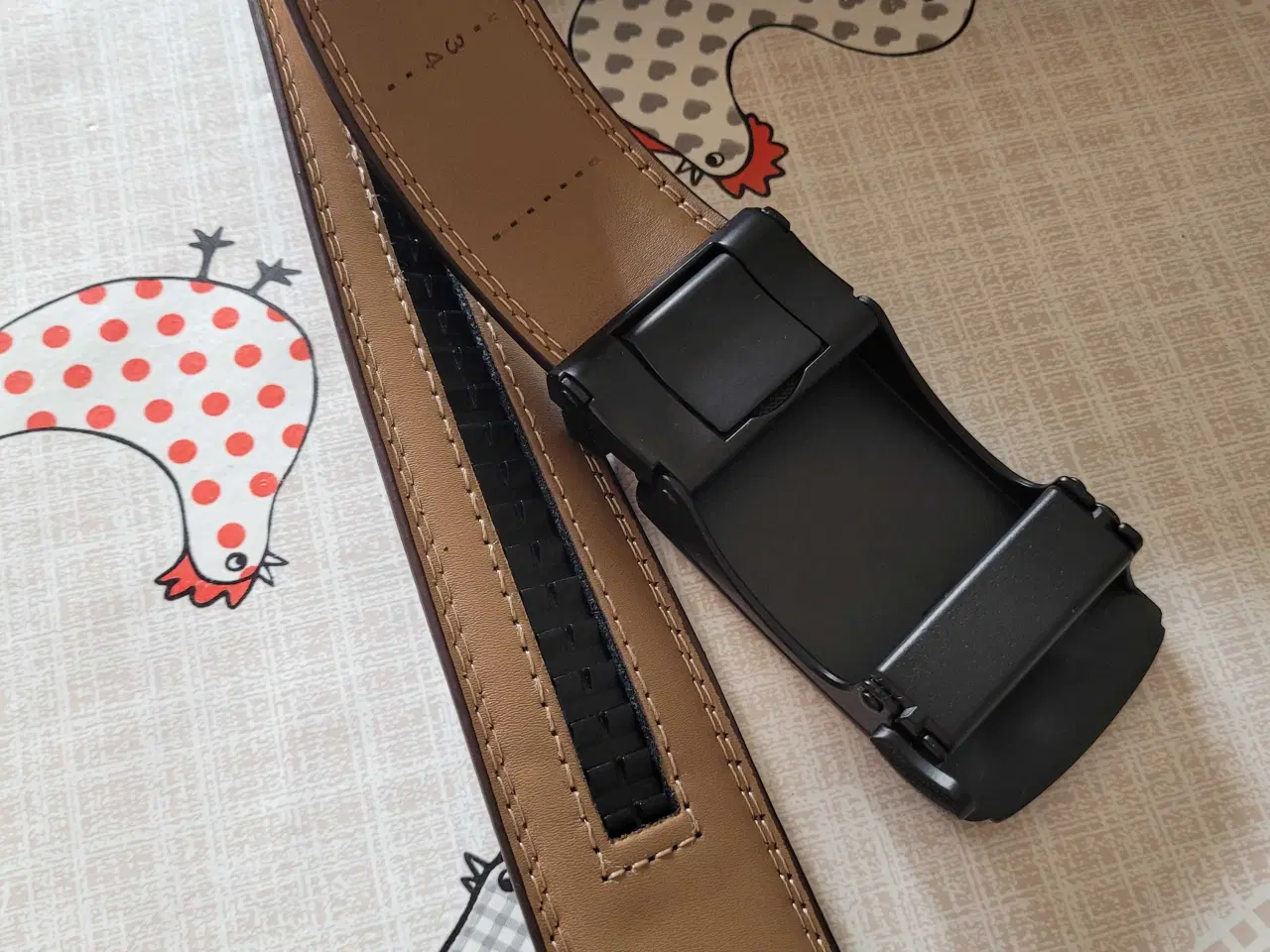 Billede 3 - Læder bælte. 