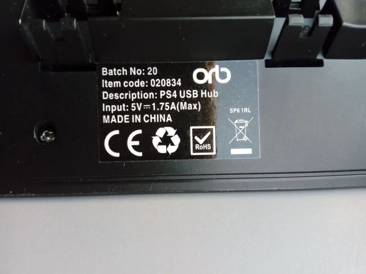 Billede 2 - Playstation 4: 5-Port USB Hub (ORB)