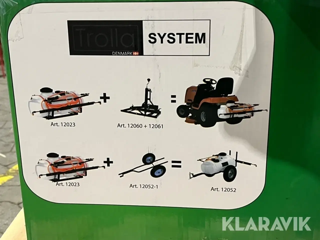 Billede 9 - Sprøjte med teleskoplanse Trolla 12023 50 liter tank