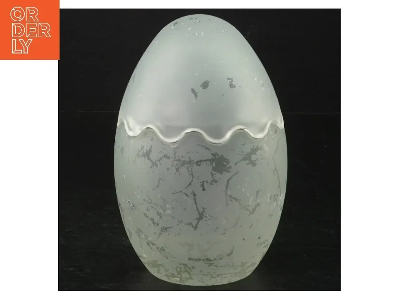 Billede 1 - Påskeægs glas vase (str. H. 13,5 cm)