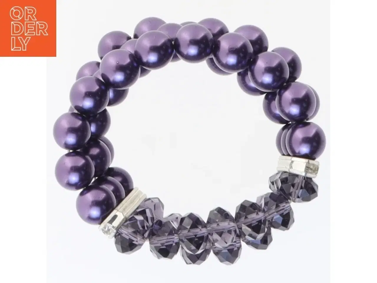 Billede 3 - Flerstrenget perlearmbånd (str. Ø 6 cm)