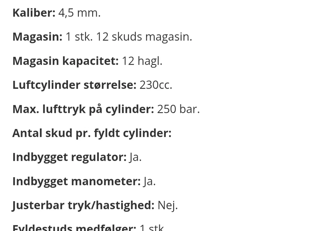 Billede 3 - Artemis T-REX PCP nyt i original emballage.