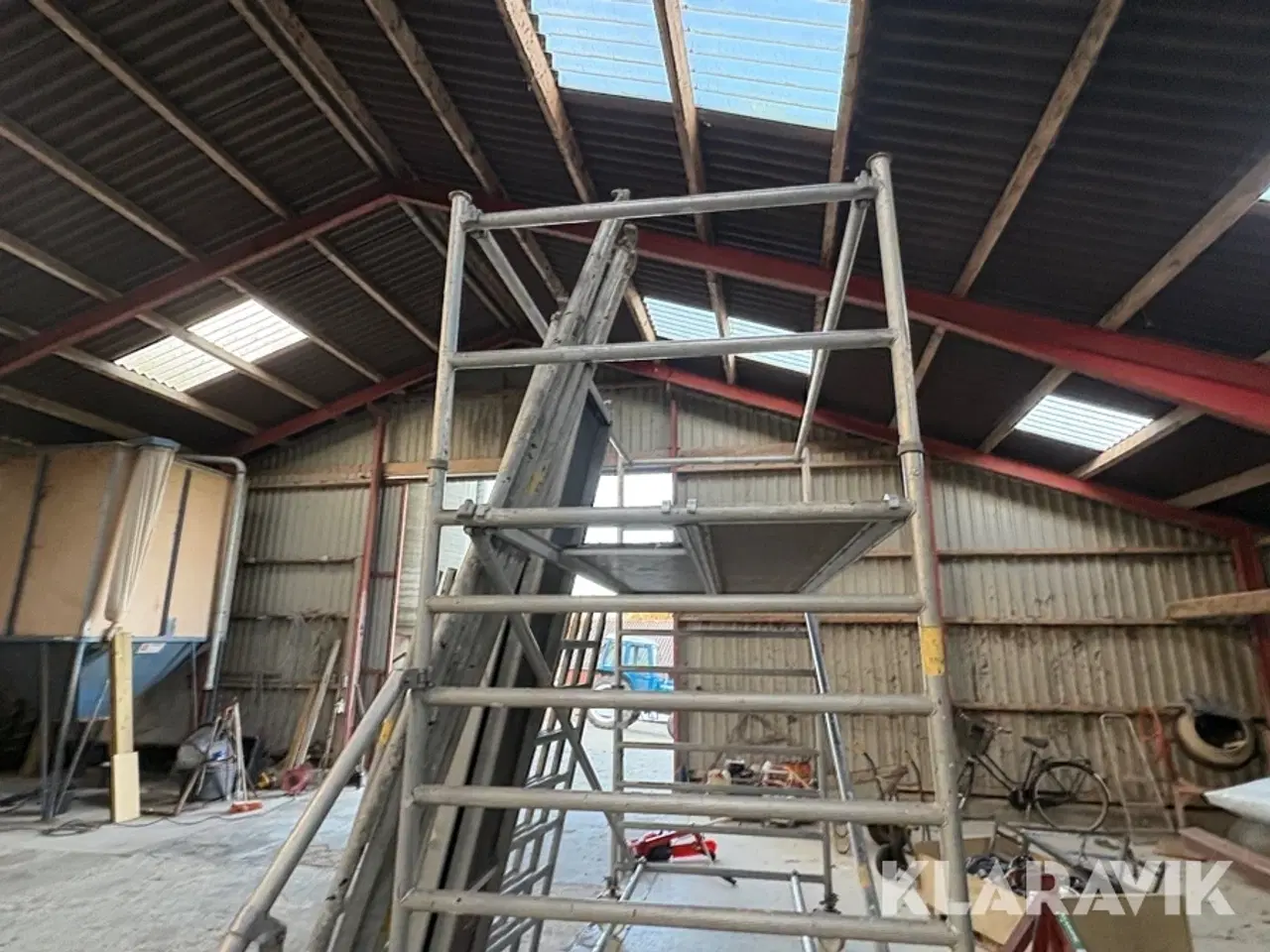 Billede 6 - Jumbo Stillads 3 sektioner med ruller